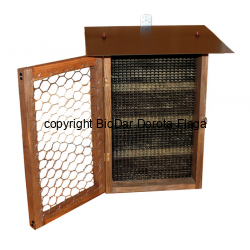Example of use - with BioDar nesting trays for osmia bee breeding